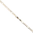 9ct Yellow Gold Figaro Chain 18"