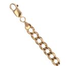 9ct Yellow Gold Curb Bracelet 8"