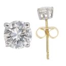 18ct Yellow Gold 0.50ct Brilliant Cut Diamond Stud Earrings