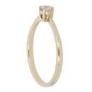 9ct Yellow Gold 0.25ct Brilliant Cut Diamond Solitaire Ring