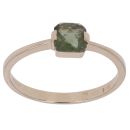 14ct Yellow Gold Peridot Single Stone Ring