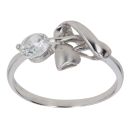 18ct White Gold Cubic Zirconia Fancy Ring