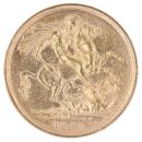 1889 Victoria Jubilee Head UK Full Sovereign Coin