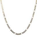 9ct Yellow Gold Figaro Chain 22"