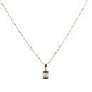 14ct Yellow Gold 0.50ct Brilliant Cut Diamond Solitaire Pendant and Chain 18"
