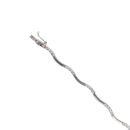9ct White Gold Cubic Zirconia Bracelet 7"