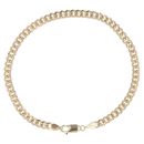 9ct Yellow Gold Curb Bracelet 8"