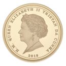 2019 400th Anniversary Laurel Proof Tristan Da Cunha Coin