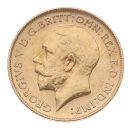 1912 George V Large Head UK Half Sovereign Coin