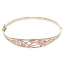 9ct Yellow and Rose Gold Tree Of Life Clogau Bangle