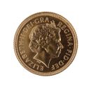 2000 Elizabeth II Fourth Portrait UK Half Sovereign Coin