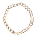 9ct Yellow Gold Curb Bracelet 8"