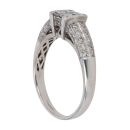 18ct White Gold 0.65ct Diamond Cluster Ring