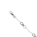 Silver Infinity Bracelet 7.5" By Icesia