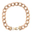 9ct Yellow Gold Curb Bracelet 9.5"