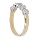 18ct Yellow Gold 0.33ct Brilliant Cut Diamond Five Stone Ring