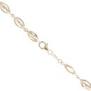 9ct Yellow Gold Fancy Oval Links Chain 18"