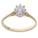 18ct Yellow Gold 0.75ct Brilliant Cut Diamond Solitaire Ring