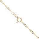 9ct Yellow Gold Twist Chain 16"