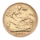 1902 Edward VII UK Large Head Half Sovereign Coin
