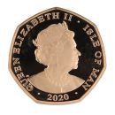 2020 The 75th Anniversary of VE Day Isle Of Man Victory 50 Pence Coin Boxed
