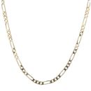 9ct Yellow Gold Figaro Chain 18"