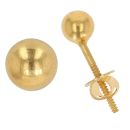 22ct Yellow Gold Ball Stud Earrings