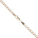 9ct Yellow Gold Curb Chain 22"