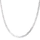 9ct White Gold Celtic Chain 18"