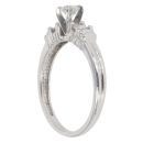 Platinum 0.50ct Brilliant Cut Diamond Trilogy Ring