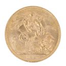 1918 George V Large Head India Full Sovereign Coin