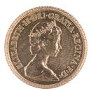 1982 Elizabeth II Decimal Portrait UK Half Sovereign Coin