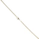 9ct Yellow Gold Bullet Pendant and Belcher Chain 22"