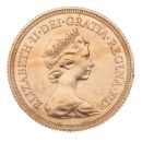 1976 Elizabeth II Decimal Portrait UK Full Sovereign Coin