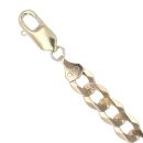 9ct Yellow Gold Curb Bracelet 8"