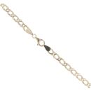 9ct Yellow Gold Double Curb Chain 18"