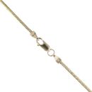 9ct Yellow Gold 0.05ct Diamond Fancy Pendant and Chain 18"