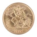1913 George V Large Head UK Half Sovereign Coin