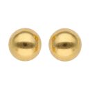 22ct Yellow Gold Ball Stud Earrings