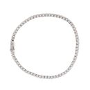 18ct White Gold Diamond Tennis Bracelet 7"