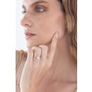 18ct White Gold 1.00ct Emerald Cut Lab Grown Diamond Solitaire Ring G VS