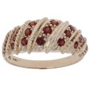 9ct Yellow Gold Garnet Fancy Ring