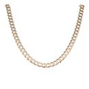 9ct Yellow Gold Curb Chain 22"