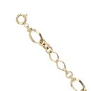 14ct Yellow Gold Fancy 8" Bracelet