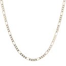 9ct Yellow Gold Figaro Chain 30"