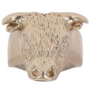 9ct Yellow Gold Bull Ring