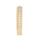 9ct Yellow Gold Thick B And Natural Diamond Eternity Ring