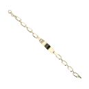 14ct Yellow Gold 5.5" ID Bracelet