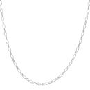 Silver Oval Belcher Chain 20"