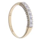 9ct Yellow Gold Cubic Zirconia Eternity Ring
